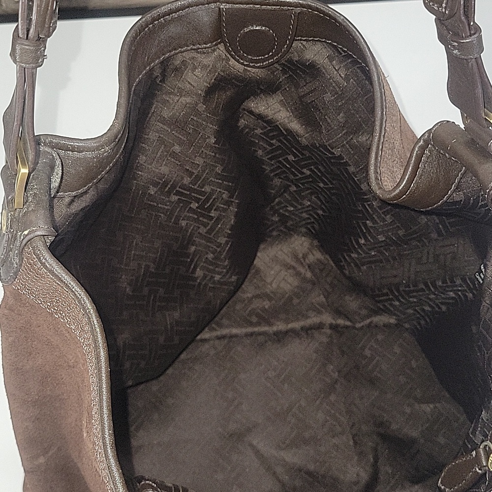 Cole Haan Brown Suede Leather Women’s Shoulder Bag - Picture 8 of 13